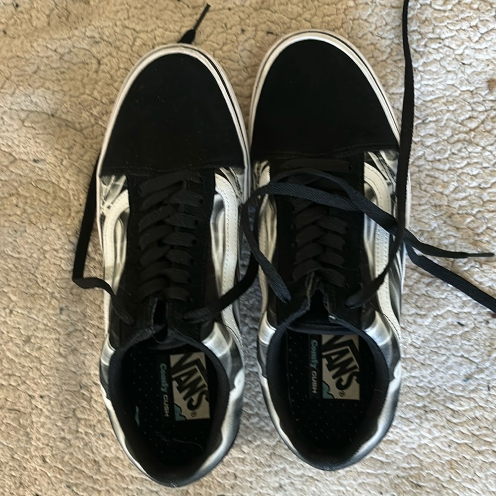Vans Black and White Sneakers